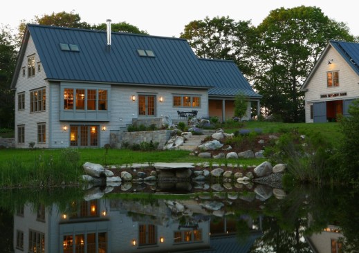 View from the pond