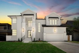 Front Elevation of this Modern Luxury