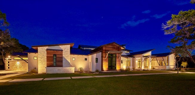 Front Elevation @ Dusk~