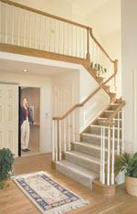 Access Industries' LEV elevator is designed for new-home construction and is available in three standard car styles with custom options.