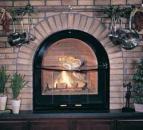 Direct-vent gas fireplaces are easy to install and design around.