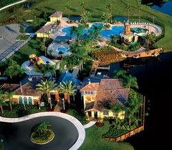 The Vista Lakes Residents' Club, which features a pirate ship wreck, among other poolside amenities, was the inspiration for a "photo safari" aimed at getting local Realtors to visit and remember the project.