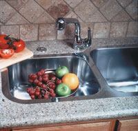 Made from 93 percent quartz, Silestone surfacing is stain resistant, durable, and non-porous.
