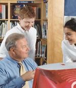 Gary Garczynski believes that education is one of the NAHB's two primary objectives and the "key to its welfare." Here the former teacher very much enjoys his role educating future homeowners. The NAHB is releasing a CD-ROM program entitled "Building Homes of Our Own," targeted to middle- and junior high school students.