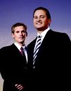 Peter Shea Jr. (left), COO, J.F. Shea Co.; Bert Selva (right), president and CEO