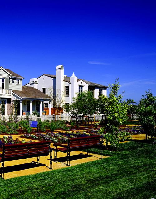 PARK VIEWS: Diversity marks The Cove Collection from Santa Ana, Calif.–based William Hezmalhalch Architects. There are four plans available, each in three different elevations (Traditional, Santa Barbara, Italian), totaling 12 different looks. The homes offer up to five bedrooms and range in size from 2,357 to 3,173 square feet.