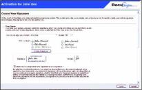 E SIGNOFF: DocuSign lets users easily send a digital signature over a Web interface.