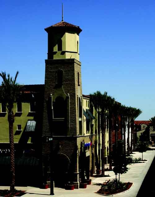 SMALL-TOWN FEEL: The heart of Verrado is the Main Street District, a mix of shops, apartments, restaurants, offices, and public courtesy verradospaces that encourages residents to get to know one another.