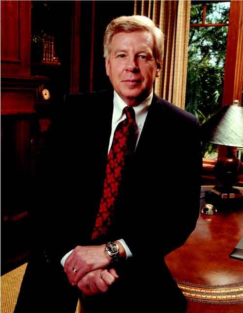 MARKET MINDED: Stewart Cline (right), chairman of Morrison Homes, says his company's growth in Florida, Arizona, and California justified the decision to leave Atlanta, where it couldn't gain market share from other builders.