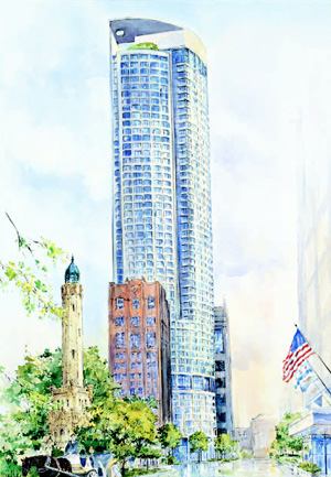 TALL ORDER: Amenities at The Clare at Water Tower will include a spa and fitness center, indoor parking, valet service, assisted living and skilled nursing suites, memory care services, and head-to-toe universal design.