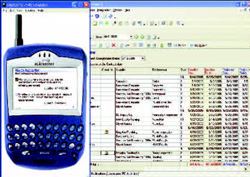 ON THE FLY: Supers can view and update Builder MT schedule information and run checklists on a Blackberry.