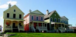 EYE CANDY: Home buyers found the surprising exterior palette of The Cottages at WestClay hard to resist.
