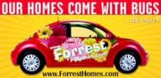 BEETLE MANIA: Forrest Homes worked with a local auto dealer to create the ultimate American dream, combining home sales with free, two-year car leases to sell off standing inventory.