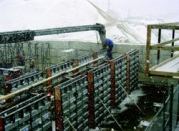 SNOWY SUCCESS: On a sub-freezing January day, Concrete Foundations Association members conducted a calibrated test placement of six different concrete mix formulas to establish a cold weather performance baseline. The result, they say, is solid proof that, given the right mix, freezing weather need not put a stop to concrete work.