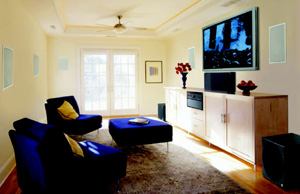 SWEET MUSIC: The addition of a Harman/ Kardon entertainment center and JBL speakers to Leviton's product mix should play well with production home builders in 2006.