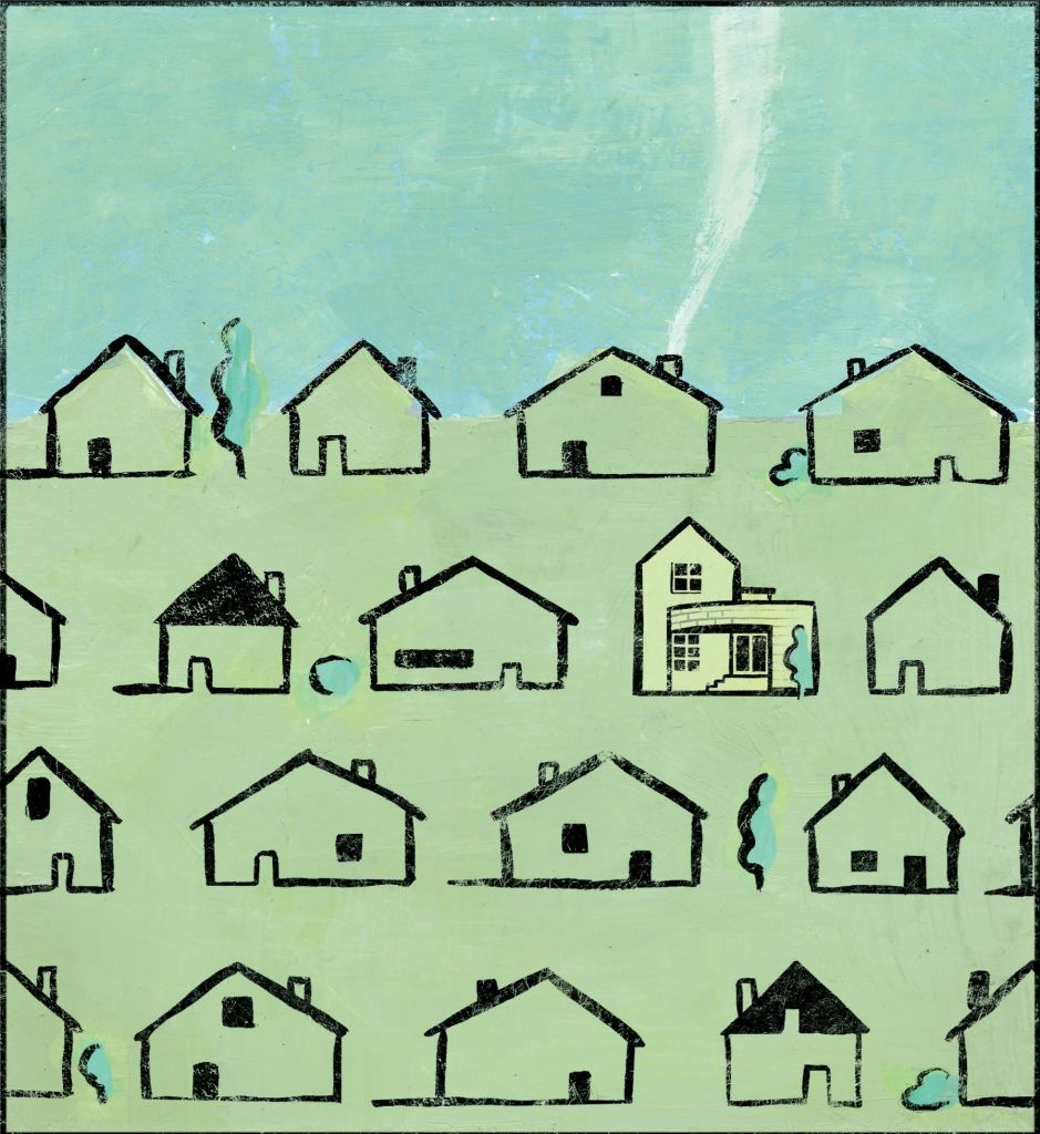 “Value” house inspired by the Push-Pull House by David Jameson, David Jameson Architect.