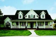 CLASSIC CHARACTER: The 3,127-square-foot Santee model has four bedrooms, three baths, and a spacious bonus room with its own stairway. The home boasts a grand entry that leads to a great room with a cathedral ceiling.
