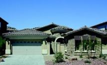SAUVIGNON BANK: The 2,314-square-foot Sauvignon model brings in sales at Mountain's Edge with its ability to flex to five bedrooms. The house has a two-car garage and an optional courtyard fireplace.