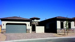 UNCOMMON COURTYARDS: Despite an active sellers' market, the developers of Village at South Mountain offered larger lots, customized floor plans, and multiple outdoor spaces to attract buyers and boost the sales price.