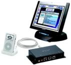 AUDIO SAVVY: Home buyers who opt for Crestron's Adagio audio system can add an iPod docking station for about $700.