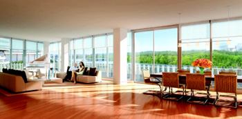 CELEBRITY MAKEOVER: Contemporary interiors will complement the Watergate's original mid-mod façade by Italian architect Luigi Moretti.