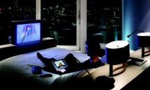 WHO'S THERE? When integrated with an AMX touchpanel, Techcierge allows homeowners to view  visitors before they reach the front door.