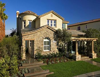 PARDEE HOMES: Built under the company's Living Smart program, the homes at Pacific Highlands Ranch in San Diego are capable of producing 50 percent or more of the energy they consume. In addition to optional solar panels and other sustainable features, the homes have R-19 roofs and R-13 walls, sealed framing, water-conserving fixtures and fittings, recycled content materials, on-demand water heaters, low-odor paints, and porous driveway pavers that allow water drainage into the soil.