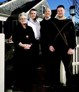 Left to right: Dominique Sampson, vice president of sales and marketing; David  Caligaris, president; Alan Green, chairman; and Daniel Green, vice president  and principal