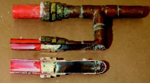 POINT: A class-action lawsuit alleges that Kitec brass fittings that were installed in an estimated 35,000 to 50,000 homes in the Las Vegas Valley became corroded and failed when they came into contact with water.