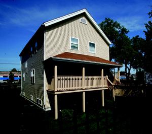 LOCALLY GROWN: Homes in phase one, two, and three were built by South Chicago Workforce, a  local nonprofit contractor that hires more than 60 percent of its construction  workers from the local community.
