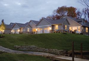 PERFECT PARTNER: Oak Leaf Homes convinced retailer Pottery Barn to co-brand on its model-home  complex at The Village at Rivers Bend, the first such venture for the home  furnishing retailer.