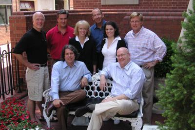 THANKS TO: (back row, l to r): Bill Kreager, Andy Suman, Rebecca Swanston, Robert Kleiman, Marianne  Cusato, Geoffrey Steinback; (front row, l to r): Donald Lococo, John  Anderson