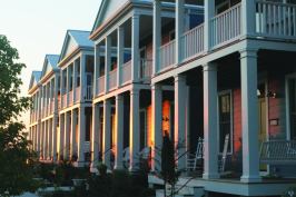 Small time: Cottages are a cohesive element in the master plan for New Town in St. Charles, Mo., a community designed by DPZ and built by Whittaker Homes.