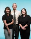 Left to right: Jo Anne Estes, CFO and controller; Kevin Estes, president and CEO; and Patricia Troxler, quality manager