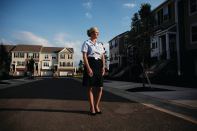 Woman’s Intuition: Part-time Air National Guard reservist Kristen Wenrick, 26, looked for six months and used her VA loan to buy her Columbus, Ohio, townhouse from M/I Homes.