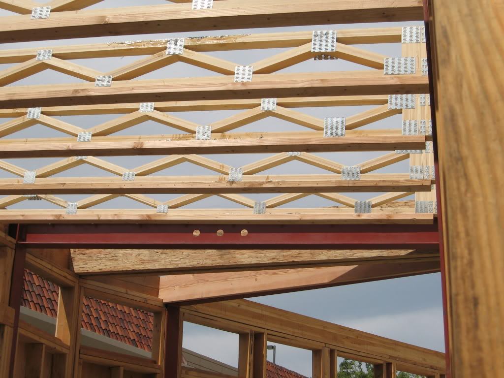 For its 2007 Solar Decathlon house, Team California worked with Teragren to develop these structural bamboo I-beams. The team and manufacturer have continued to work together to move the concept forward.