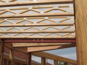 For its 2007 Solar Decathlon house, Team California worked with Teragren to develop these structural bamboo I-beams. The team and manufacturer have continued to work together to move the concept forward.