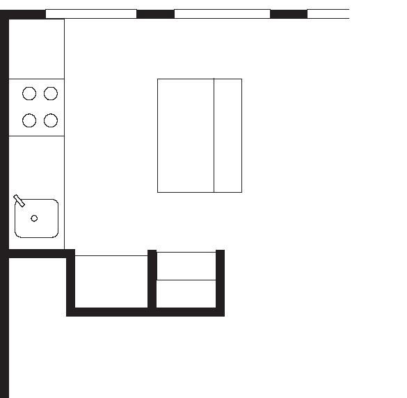 The floor plan.
