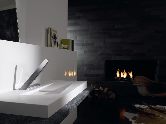 One of three new faucets in Hansa’s premium HansaEdition, the HansaLatrava lav mixer brings a new level of sculptural design to the bath. The product’s asymmetry translates to the water delivery, which comes out as a diagonal stream.&nbsp; Plus, the manufacturer says the product cuts water use by up to 50% compared to a standard mixer. www.hansaamerica.net