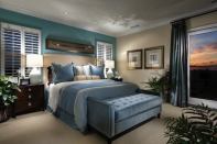 Second Time Around: Pardee Homes reused select furnishings from previous model complexes in the new models for its upscale Terramar community and LivingSmart line of smaller plans.  But you’d never know it.  The spaces cost $3 to $5 less per square foot to merchandise, but they look good as new.