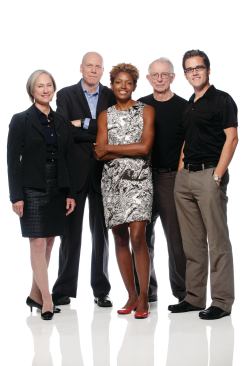 From left to right: Donna Robertson, Scott Kilbourn, Yolande Daniels, Bill Valentine, John Cary