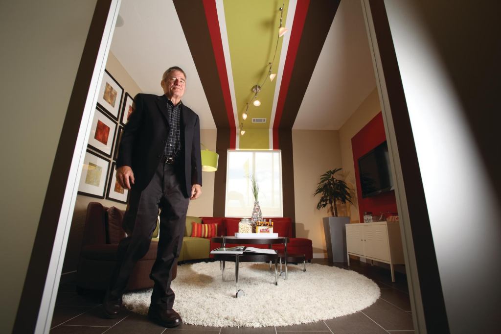 OPENING THE BOX: Howard Englander helped devise Shea Homes' Spaces concept.
