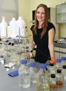 Science Project Ginger Krieg Dosier is testing an eco-friendlier way to produce bricks.