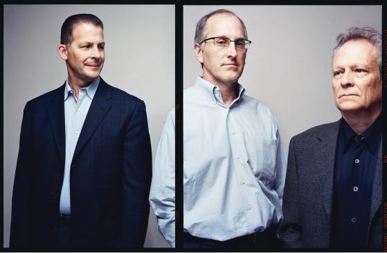 Left to right: Epstein's executive managing directors John Patelski, Jim Jirsa, and Michael Damore
