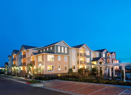 GOOD TIMING. Regis Homes is tapping into pent-up buyer demand northern California. Its five communities include Gramercy at Park West (pictured) in Fremont, Calilf. where it will eventually build nearl 170 homes.