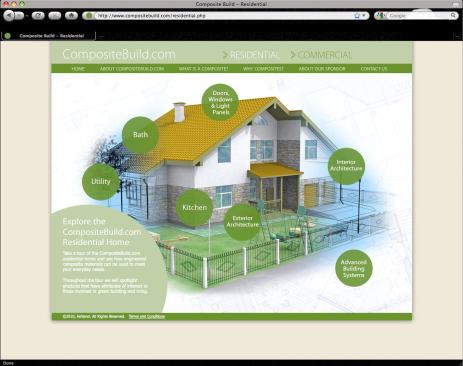 ALTERNATIVE SOURCES: Ashland's CompositeBuild.com site was developed to alert more builders and architects to the advantages of using lighter-weight, eco-friendlier composite building materials.