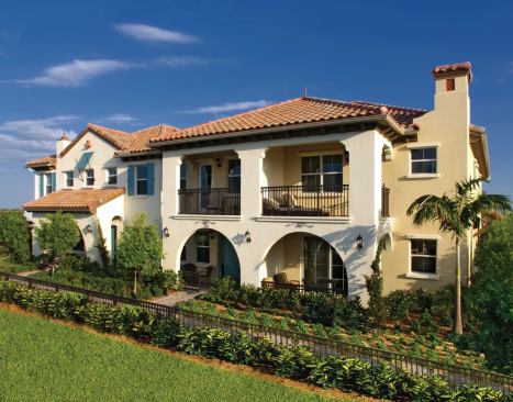 A DIFFERENT SHADE OF GREEN: The Minto Group's new community in Florida, Cascada at Monterra, will feature townhouses that are being marketed under the builder's “Minto Blue” label, which indicates they can meet the sustainable standards of five different ratings agencies.