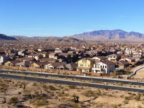 HALFWAY THERE: About half of the 14,500 homes that will be built at Mountain's Edge are completed. And builders have been scrambling recently to acquire what little land is still available at this master planned community.