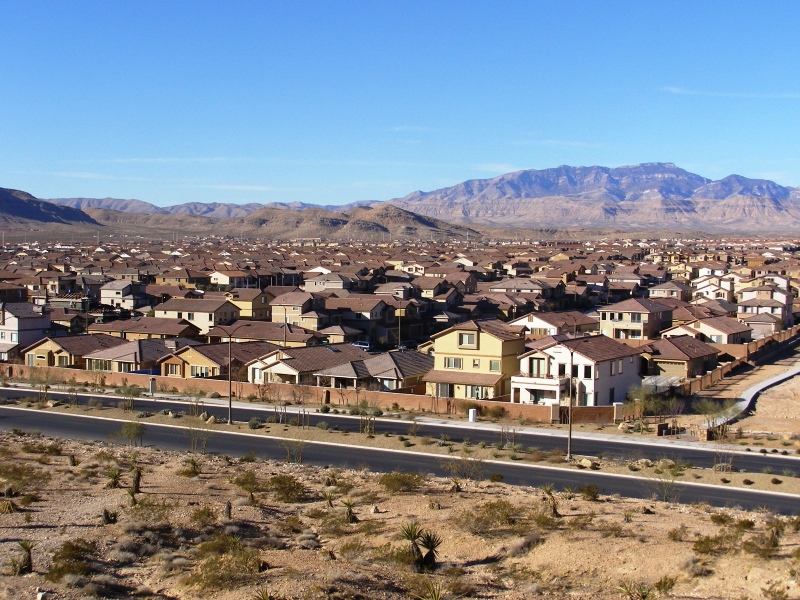 HALFWAY THERE: About half of the 14,500 homes that will be built at Mountain's Edge are completed. And builders have been scrambling recently to acquire what little land is still available at this master planned community.