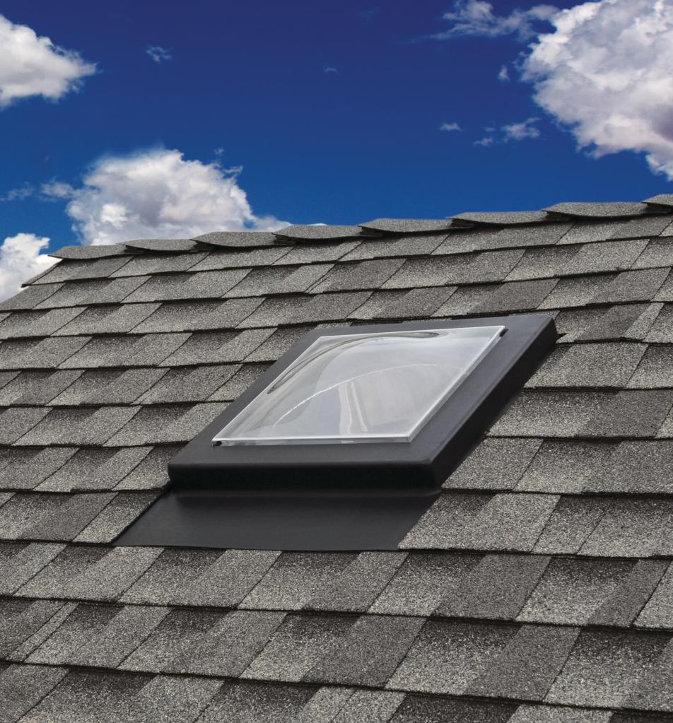 U.S. Sunlight. The Skylight Tube (model 2014ST) has a low-profile roof lens that looks like a typical skylight instead of a dome lens used by most solar tubes. The unit includes a durable outer polycarbonate lens with inner acrylic lens at the roof inlet, and a triple acrylic lens at the interior ceiling outlet. According to the firm, air gaps between each lens provide superior insulation and help the product achieve a solar heat gain coefficient of 0.20. The product is pending Energy Star. 866.446.0966. www.ussunlight.com.